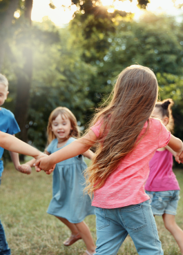 kids playing outside